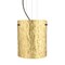 Besa Lighting Tamburo 8 Cable Pendant, Stone Gold Foil, Bronze Finish, 1x100W Incandescent 1KG-4006GS-BR - alternate 1